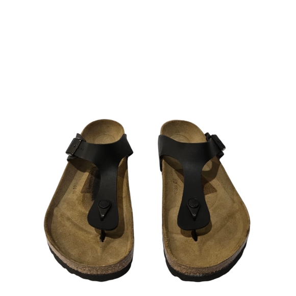 Birkenstock Gizeh Men's Black Buckle Sandals 9 - Picture 4 of 15